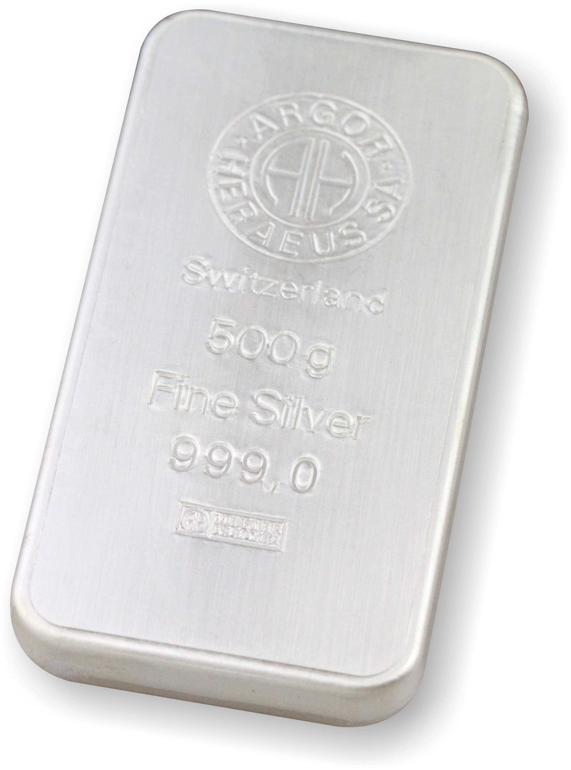 Silberbarren - 500 g .999 ARGOR-HERAEUS